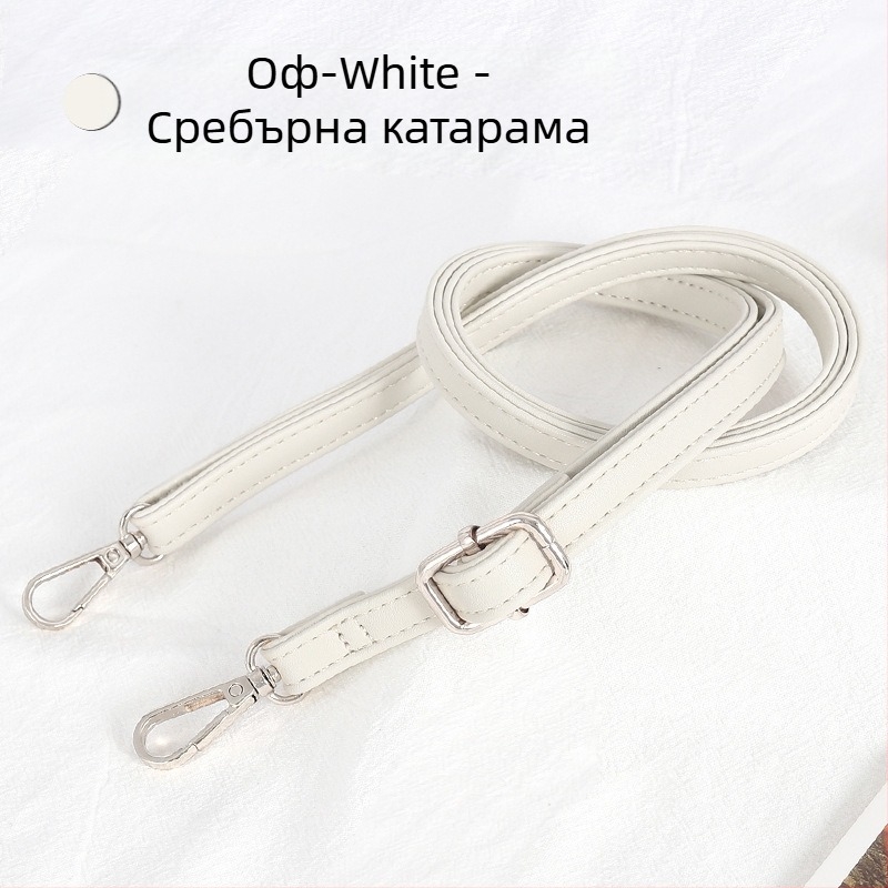 Презрамка за чанти, регулируема, PU кожа, тънък дизайн, за малки чанти, стил градска простота