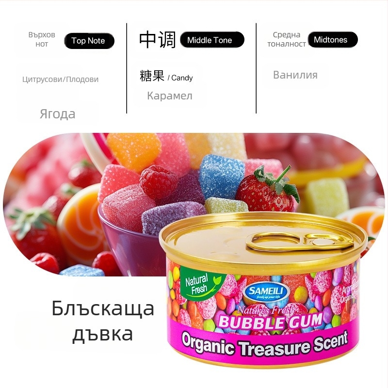 Автомобилен ароматизатор с флорален аромат, обем 25–50 ml, монтаж на седалката, пластмасов държач