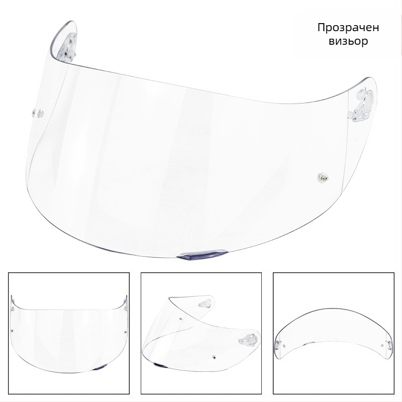 Лещи за мотоциклетна каска с антизамъгляващо покритие, закопчаване със щифт и ветроустойчиви, съвместими с K1/K1S/K3SV/K5/K5S