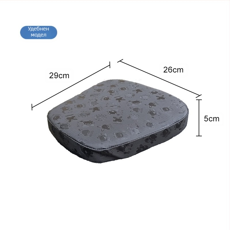 Повдигната седална възглавница за електрически превозни средства с амортизационна функция, PVC + пяна, универсално пасване