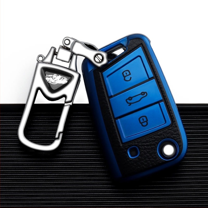 Huihuang Da Volkswagen TPU калъф за ключове за Lavida, Bora, Sagitar, Jetta, Polo, Tiguan и Santana
