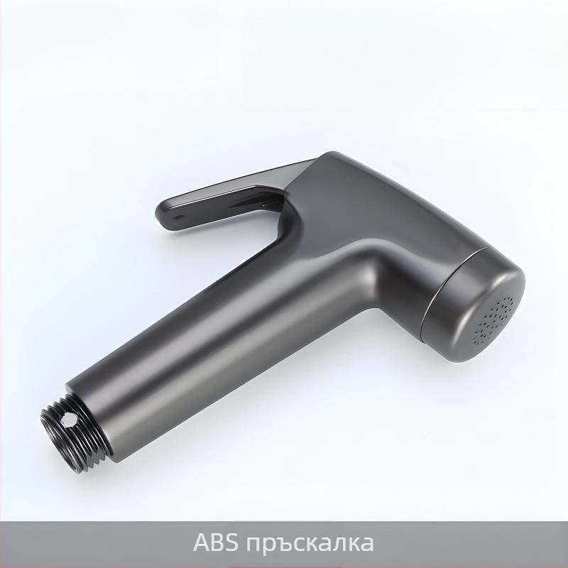 Комплект душ за биде и тоалетна, стенен монтаж, ABS, кръгла дюза, 20 мм интерфейс, дъждовна функция