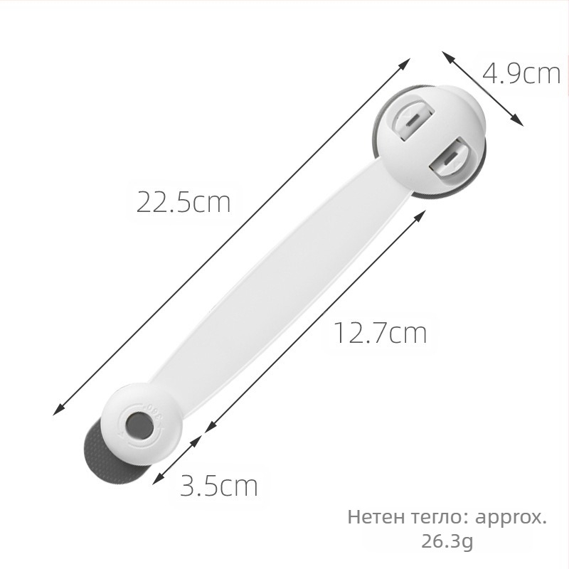 Детски предпазен заключвач за чекмеджета и шкафове – антищипване, заключване на чекмеджета, съвместим с хладилник и плъзгащи врати