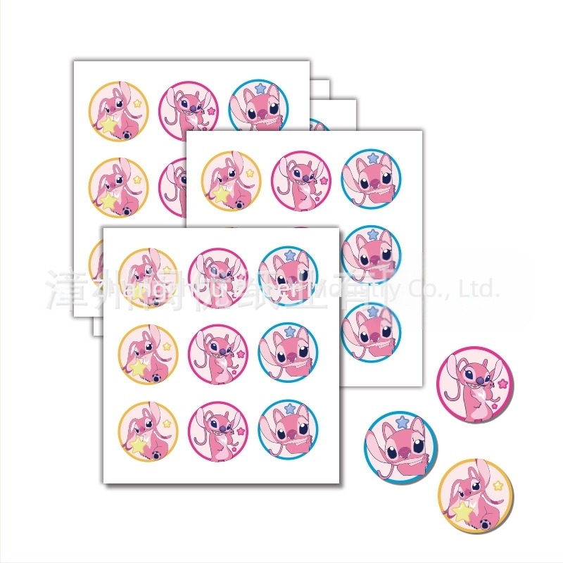 Покани за парти със Ститч тематика, стикери за кутии за торта и опаковки за подаръци, чанти за лакомства | Материал: хартия | Форма: карикатурно животно | Лого отпечатано: ОК | IP разрешение: Няма