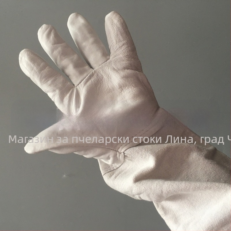 Пчеларски ръкавици от овча кожа, дишащи, подплатени, защитни срещу ухапване; Expo, модел 15; за животновъдство