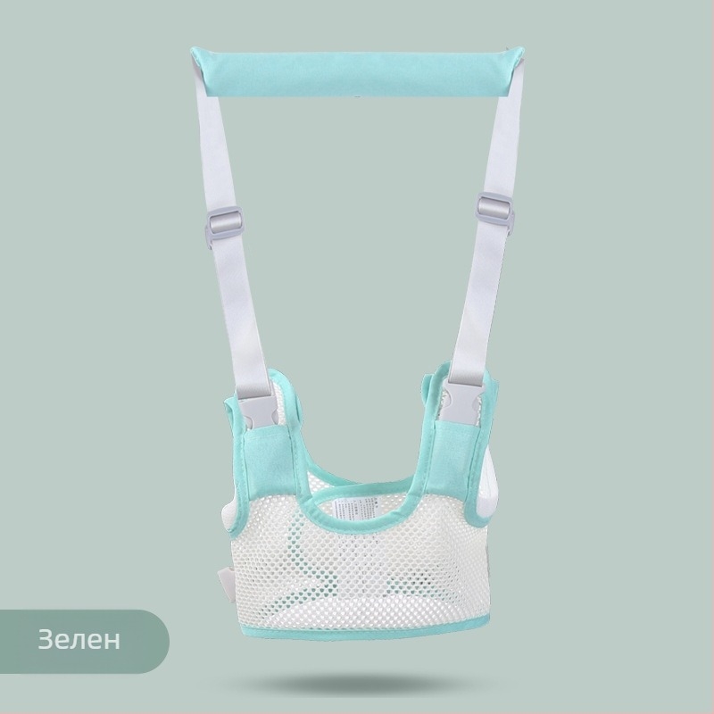 Бебешки колан за прохождане - дишаща полиестерна лента за подпомагане на прохождането, талия поддръжка и защита от падане, подходящ за 7–36 месеца