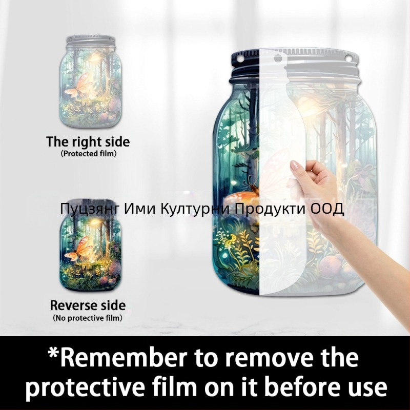 Акрилна висулка с мотив фея-елф за домашен декор; стенна висулка-слънчев ловец; персонализиране с лого; печат на повърхността