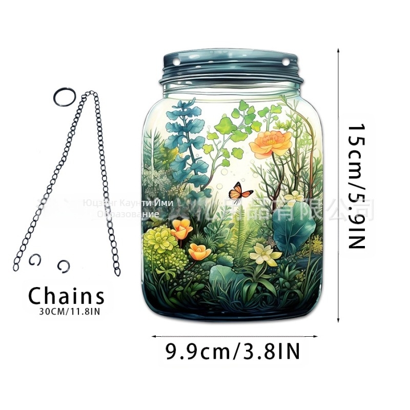 Акрилна висулка с мотив фея-елф за домашен декор; стенна висулка-слънчев ловец; персонализиране с лого; печат на повърхността