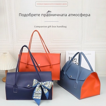 Винена подаръчна кутия, двойна торбова опаковка, композитни материали, ситопечат и горещо щамповане, OEM