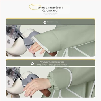 Пончо за дъжд за туризъм, EVA материя, за възрастни, един човек, 322 г