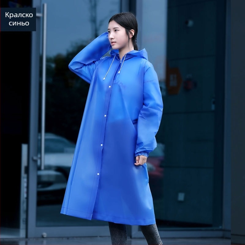 Rain Age EVA пончо за възрастни – еднослойно пончо, EVA плат 1.2 мм, за походи, с печатено лого, персонализируем