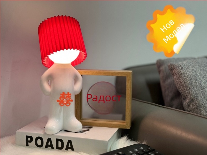 USB настолна лампа с креативен дизайн Mr P Little Shy — USB захранване, марка Meidi Youpin