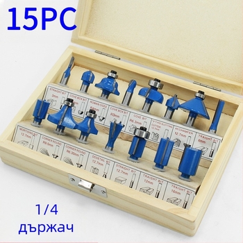 Дървообработваща фреза Bakelite глава, комплект 12бр/15бр