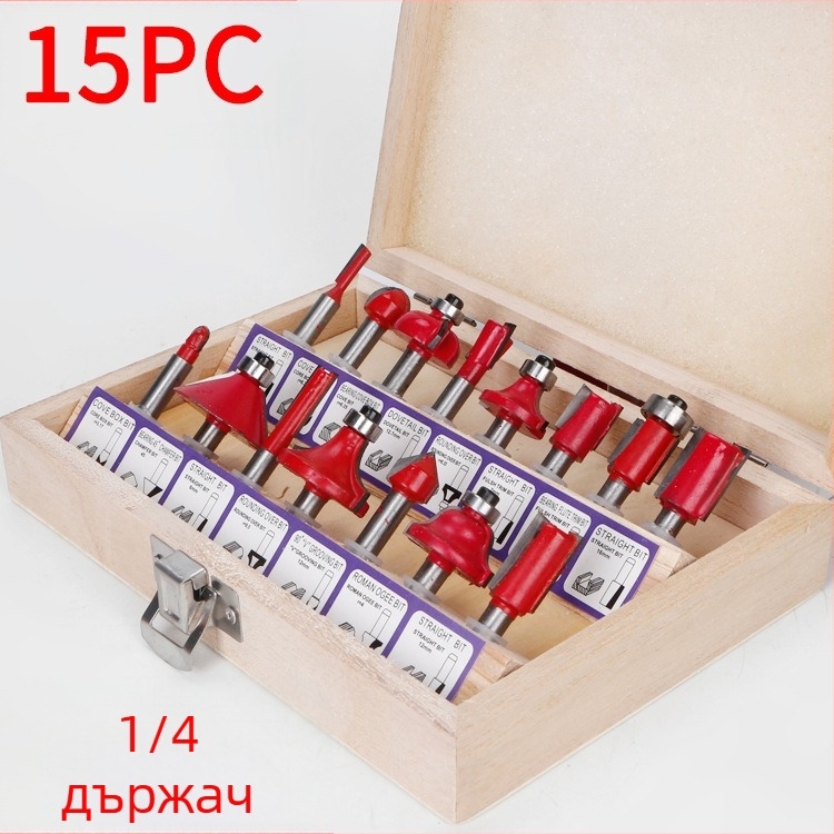 Дървообработваща фреза Bakelite глава, комплект 12бр/15бр