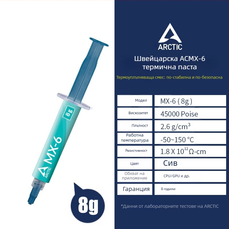 Arctic MX-4 термопаста за охлаждане на CPU и GPU