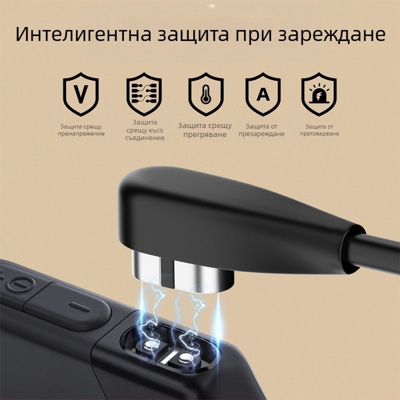 Кабел за магнитно зареждане за слушалки с костна проводимост, съвместим със Shaoyin AS800/S803/S810 (USB-A/USB-C интерфейс; Модел: Bsw-AS800; Марка Besivo/Baisiwo)