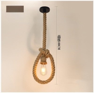 Конопен полилей, LED висяща лампа, 220V, обхват 5–10 кв.м