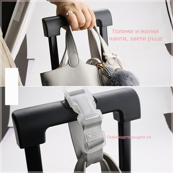 Комплект закачалка и лента за багаж, нейлон материал, марка Blue Whale, стил свободно пътуване, ултралек и износоустойчив