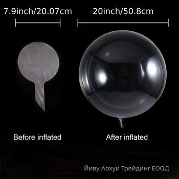 LED светещ балон, 30 светодиода, IP43, захранване от батерия, входно напрежение ≤36V, ръчен превключвател