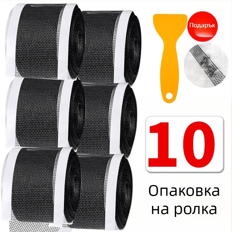 Еднократен филтър за дренаж в банята — дълъг, правоъгълен стикер против запушване, улавящ косми