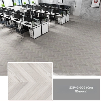 Самозалепващи PVC подови плочи с дървесен модел, водоустойчиви и издръжливи, 1,5 мм, монтаж върху цимент, 3D модел наличен, марка Chen's brothers couplet