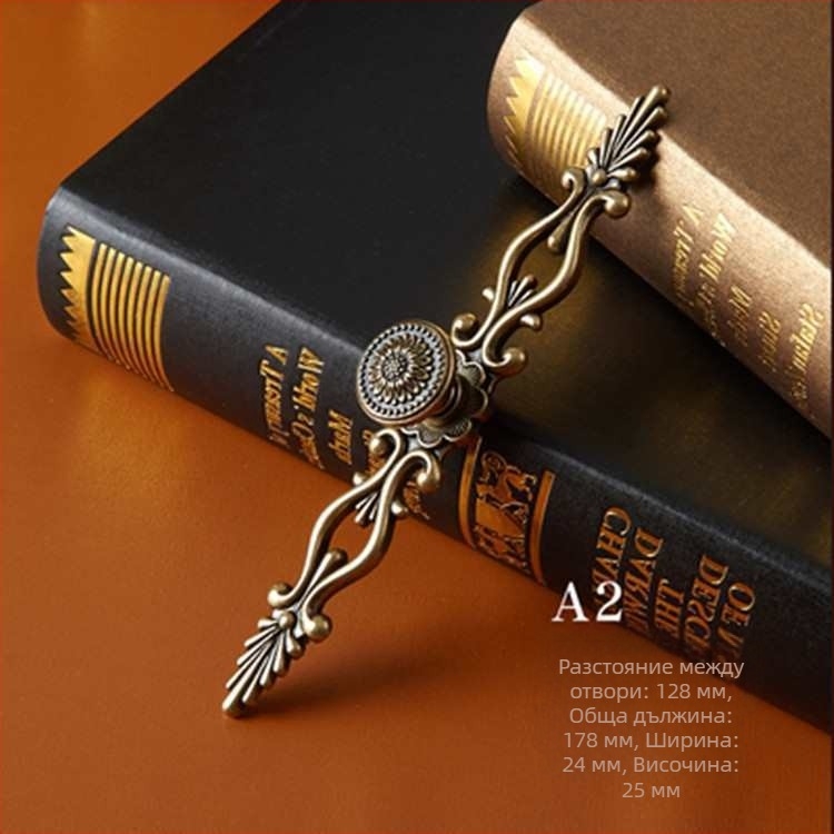 Дръжка за шкафове и чекмеджета, цинкова сплав, американски и европейски стил за кухненски шкафове