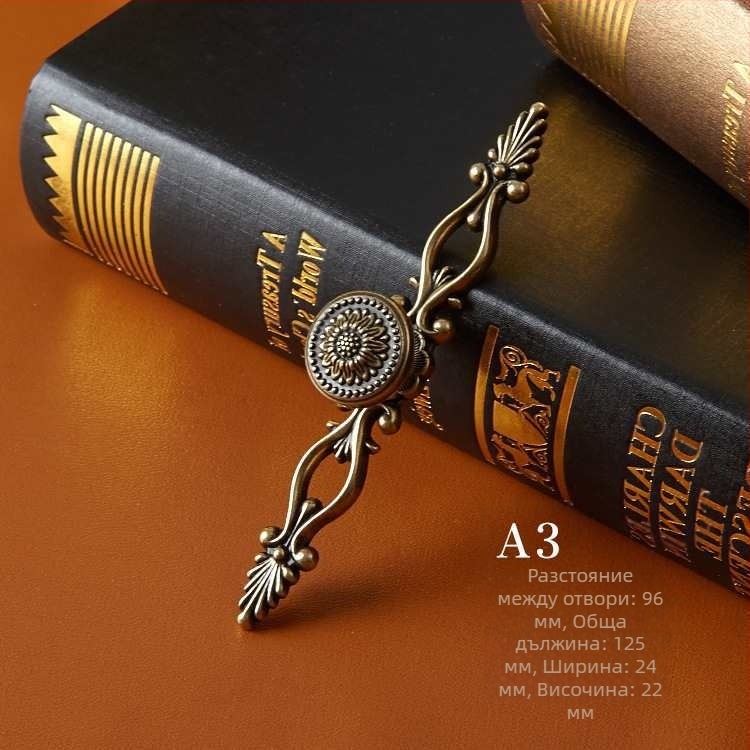 Дръжка за шкафове и чекмеджета, цинкова сплав, американски и европейски стил за кухненски шкафове