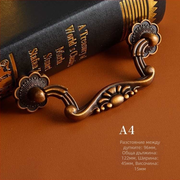 Дръжка за шкафове и чекмеджета, цинкова сплав, американски и европейски стил за кухненски шкафове