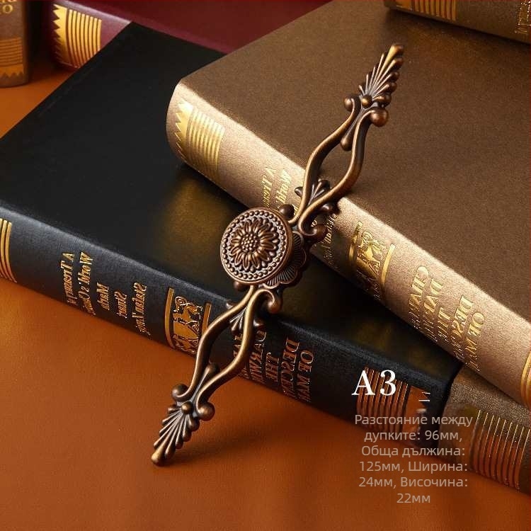 Дръжка за шкафове и чекмеджета, цинкова сплав, американски и европейски стил за кухненски шкафове