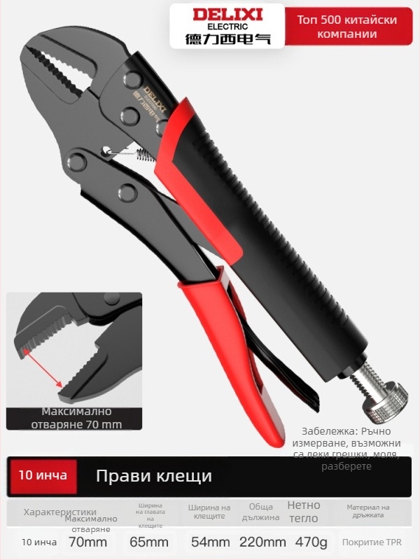 Комплект многофункционални клещи и гаечни ключове, водопроводни клещи и клеми