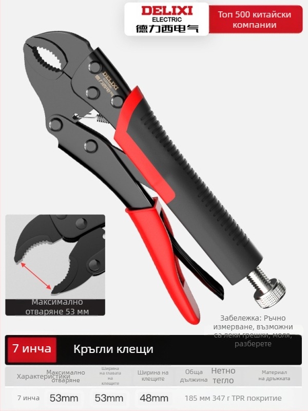 Комплект многофункционални клещи и гаечни ключове, водопроводни клещи и клеми