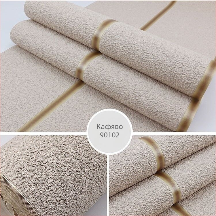 Тапет за стена – 3D текстура велур от еленова кожа и мраморни ивици (Материал: нетъкан текстил; Функция: анти-мъх; Декоративен стил: шарка; Стил: модерен минимализъм; Бранд: Sparta)