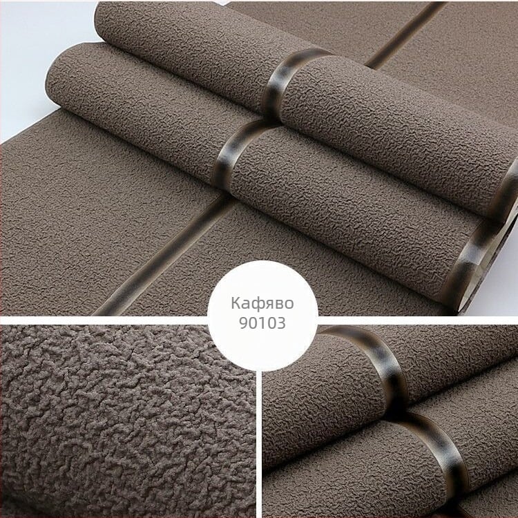 Тапет за стена – 3D текстура велур от еленова кожа и мраморни ивици (Материал: нетъкан текстил; Функция: анти-мъх; Декоративен стил: шарка; Стил: модерен минимализъм; Бранд: Sparta)