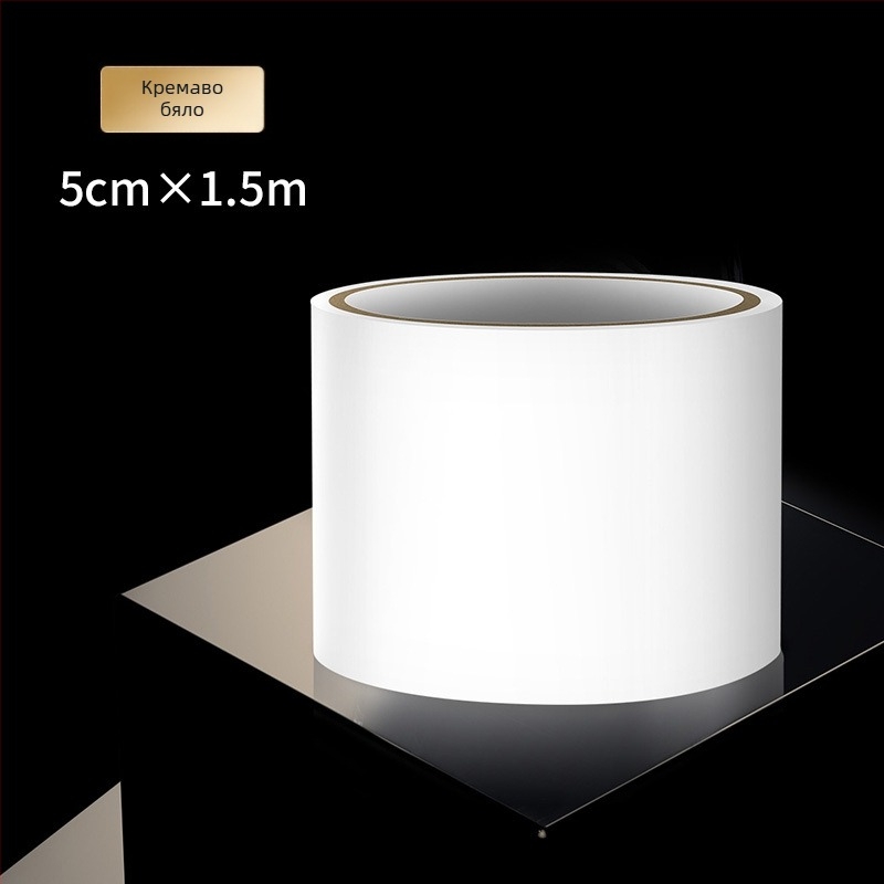 Водоустойчива лента за ремонт на течове за PVC тръби, за баня и кухня, слоеста ролна лента, удължение 500%, хартиено ядро, силно водоустойчиво лепило