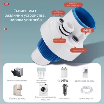 Дезодориращ петопортов филтър за кухненски канализационен тръбопровод — Тип A, ABS материал, Anyi, модерен минималистичен стил