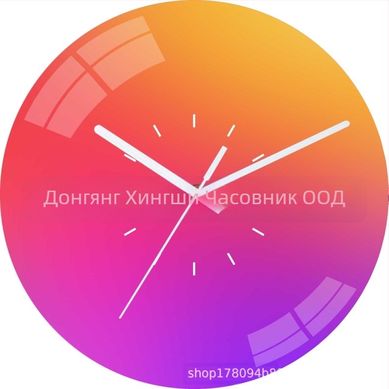 Стeнен часовник с плавно движение на секундата | Star Time модел 03, батерия