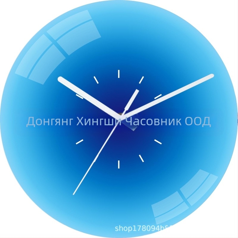 Стeнен часовник с плавно движение на секундата | Star Time модел 03, батерия