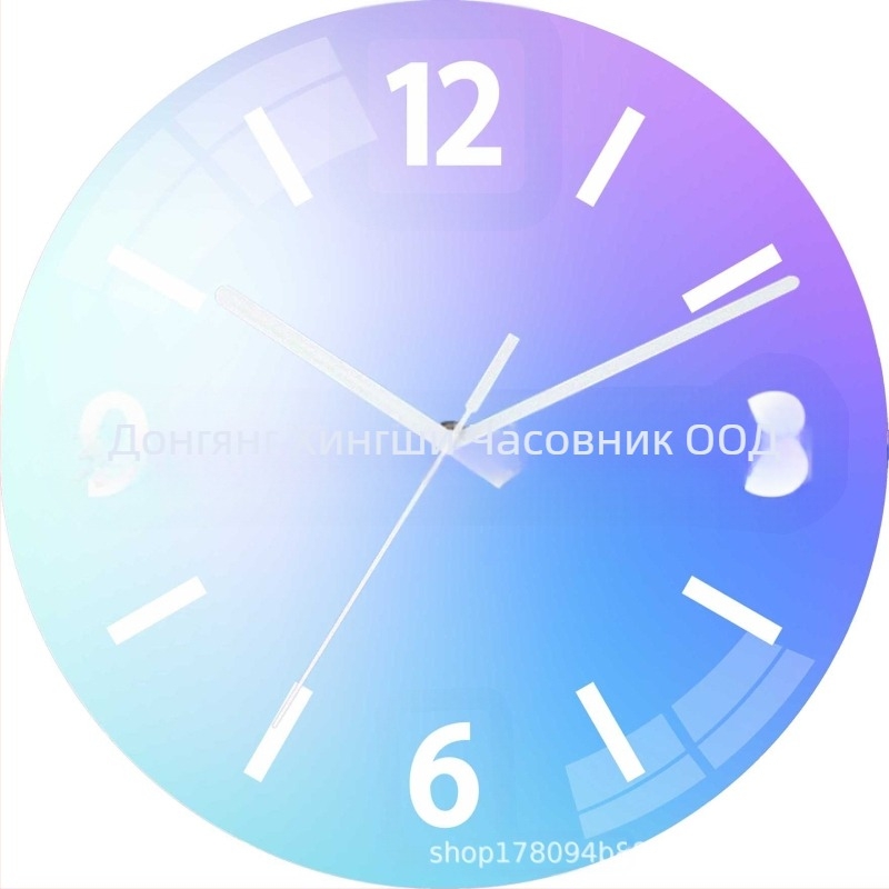 Стeнен часовник с плавно движение на секундата | Star Time модел 03, батерия