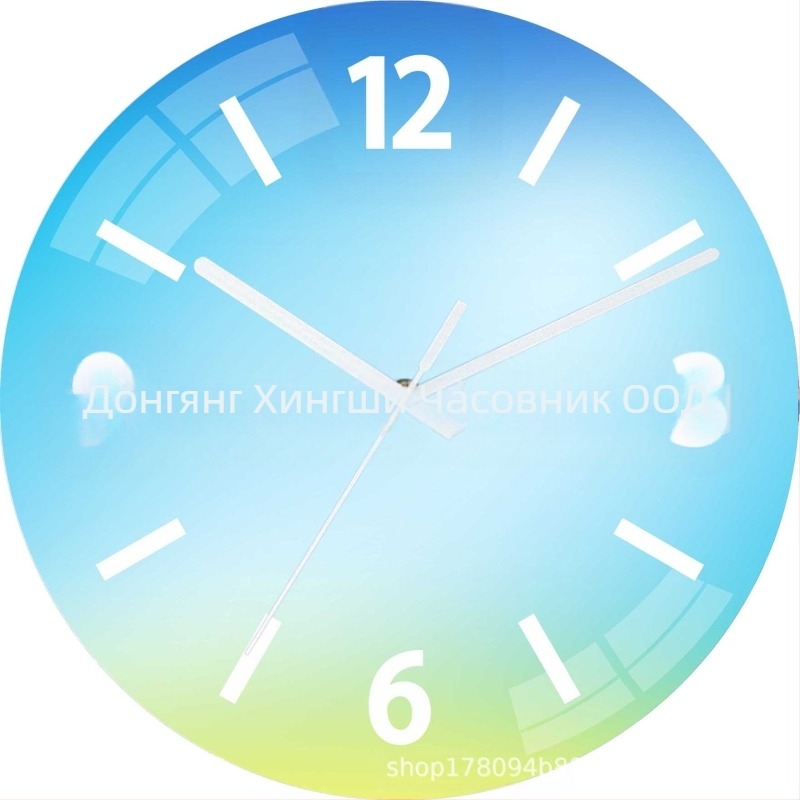 Стeнен часовник с плавно движение на секундата | Star Time модел 03, батерия