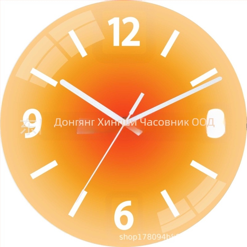 Стeнен часовник с плавно движение на секундата | Star Time модел 03, батерия