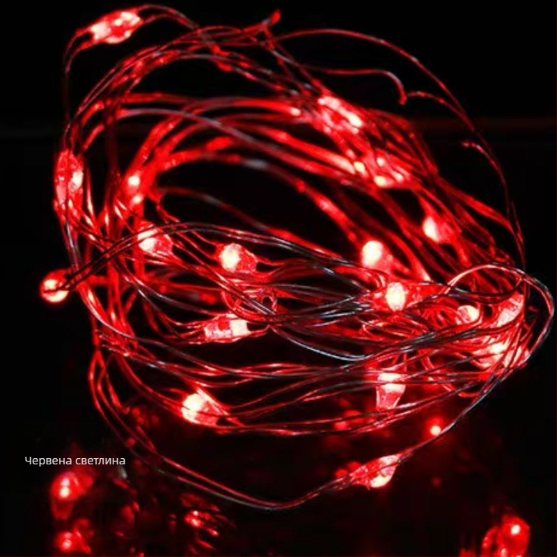 LED лампи за перде с медна тел, 120 светодиода, 3000K топла светлина, IP54, 3000 lm, дистанционно управление, захранване от контакт, празнична украса