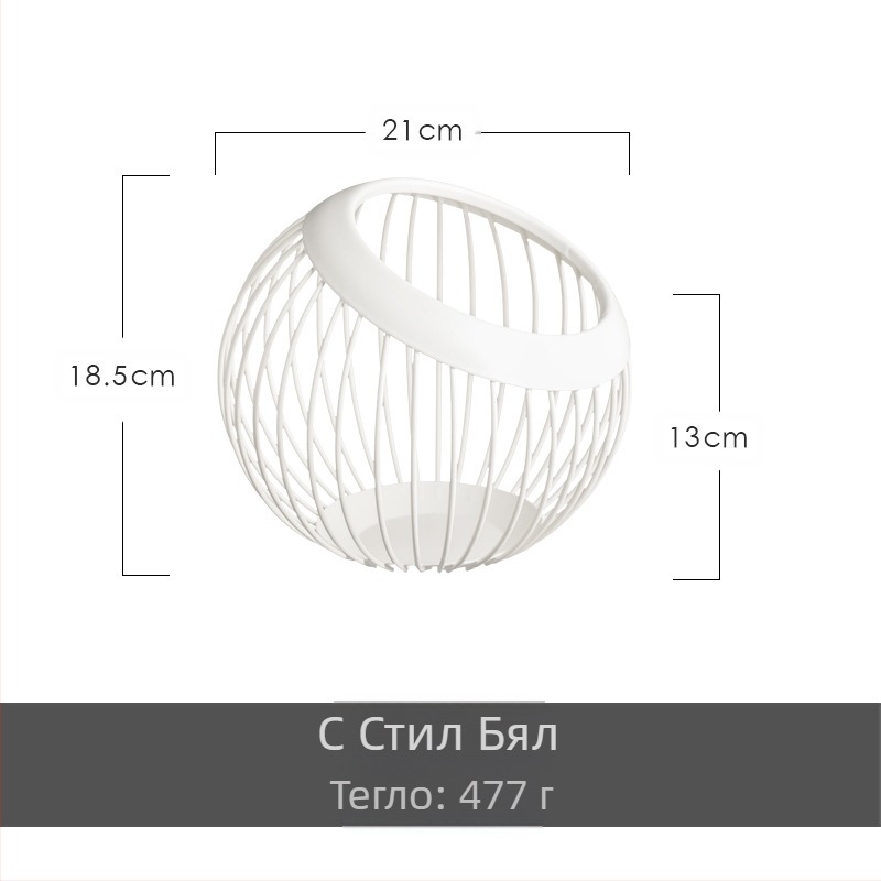 Плодова чиния от неръждаема стомана, модерен дизайн в Nordic стил, лек лукс; Марка Joint Carpenter; Стил: Прост стил; Пускане на пазара: пролет 2020; Качество: Първи клас