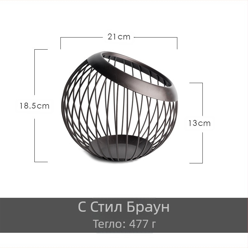 Плодова чиния от неръждаема стомана, модерен дизайн в Nordic стил, лек лукс; Марка Joint Carpenter; Стил: Прост стил; Пускане на пазара: пролет 2020; Качество: Първи клас