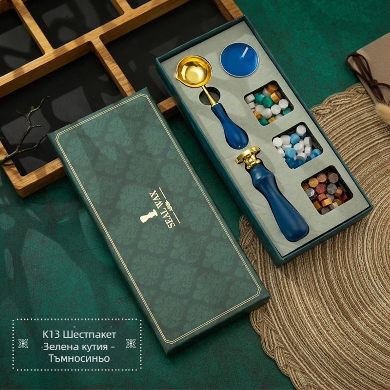 Round восъчен печат комплект, модел K13 + k01c, нетно тегло 0.35 кг, категория: восъчен печат, авторизирани частни марки: Да