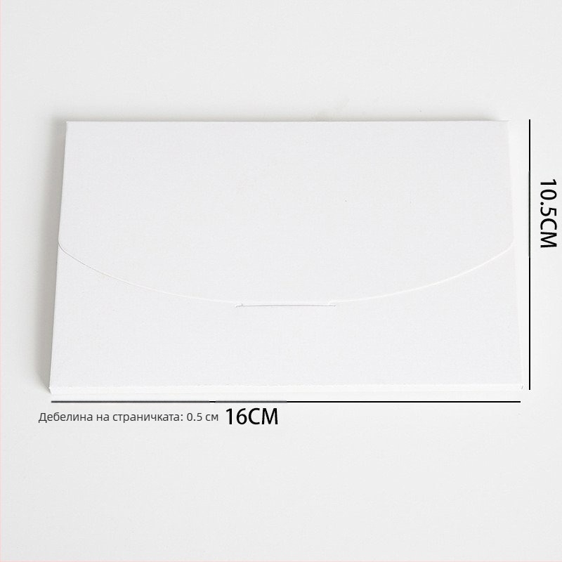 Крафт хартия конверт-стил кутия за пощенски картички и поздравителни картички, опаковка за подаръци, подходяща за настаняване в нов дом и Коледа