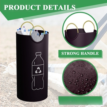 Кръгла мултифункционална PP кошница за съхранение – за кухня, дом, офис, открито и пътувания; повторна употреба, не биоразградима