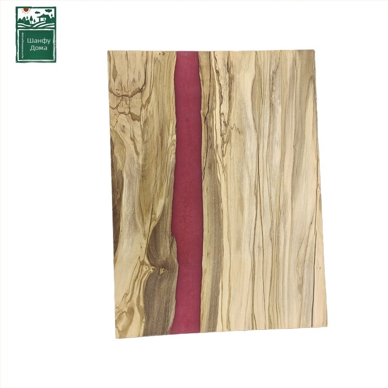 Дървена дъска за рязане с подставка – дървена повърхност, марка Good fortune, против хлъзгане, антибактериална, против мухъл, модерен минималистичен стил