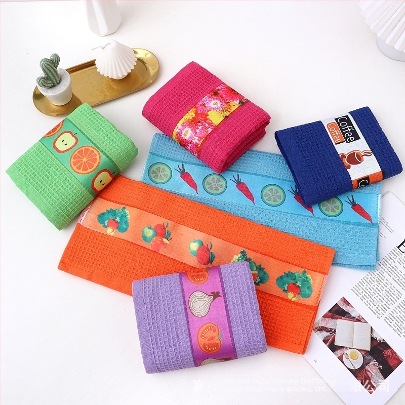 Чайна кухненска кърпа, блендована материя, тегло 53 g, водопоглъщане 16–20S, печат на лого