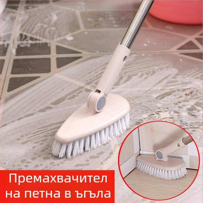 Магическа метла за дома с подов скрепер и гъба, пластмасов корпус