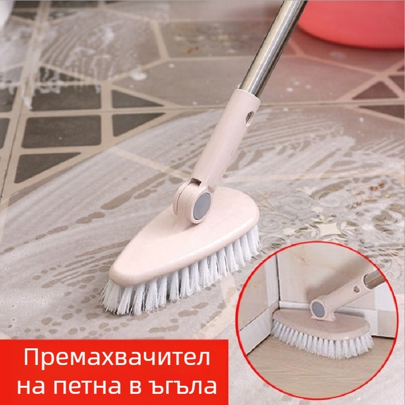 Магическа метла за дома с подов скрепер и гъба, пластмасов корпус